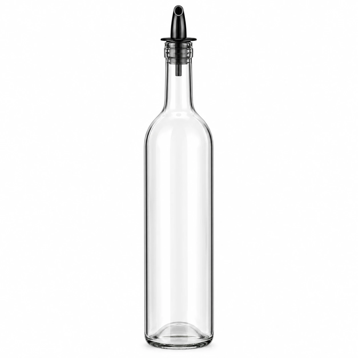 1L Glass Cooking Oil Bottle on a clean light studio background