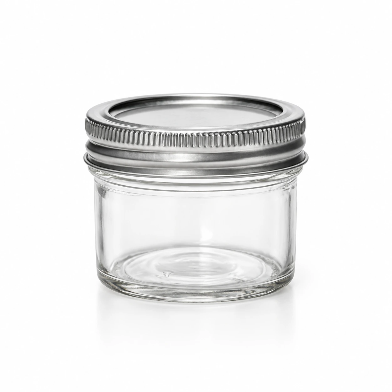 500ml Premium Glass Honey Jar with bamboo wood lid on a clean light studio background