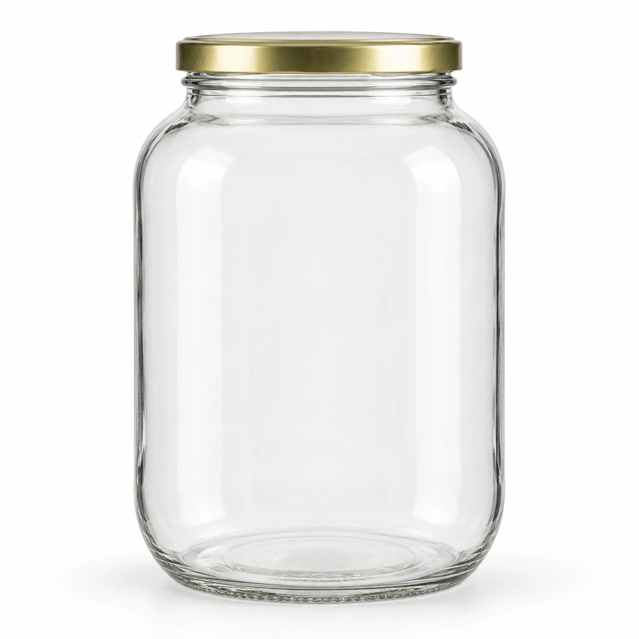 1.5L Large Glass Pickle Jar on a clean light studio background