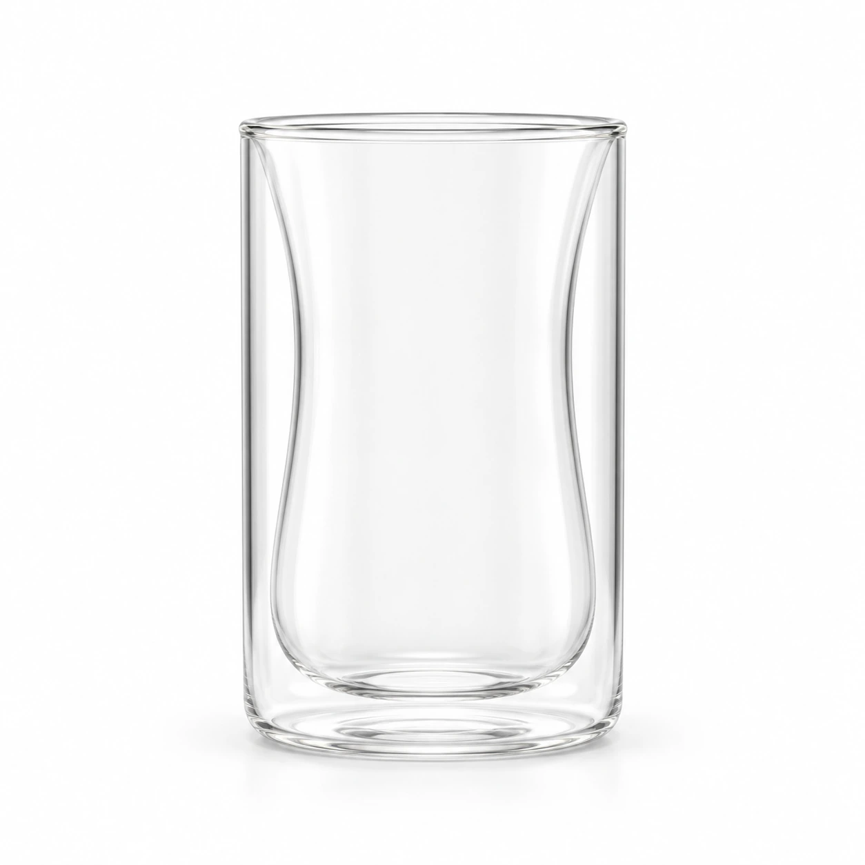 Double-Wall Coffee Glass on a clean light studio background