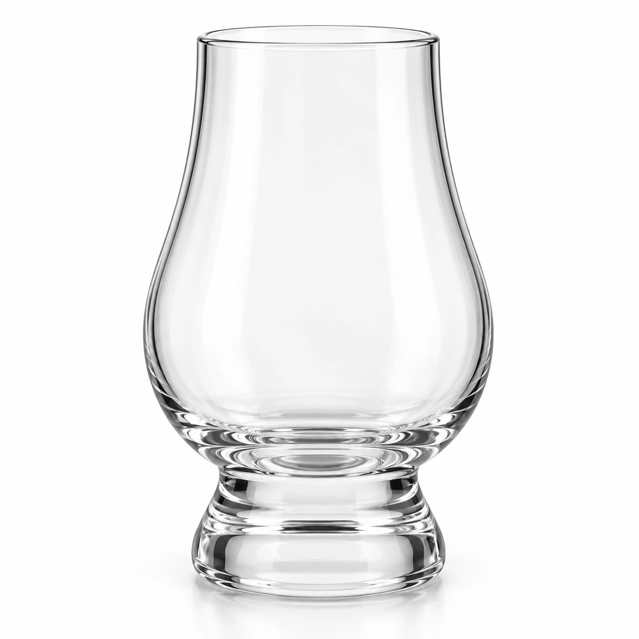 Whiskey Tasting Glass on a clean light studio background
