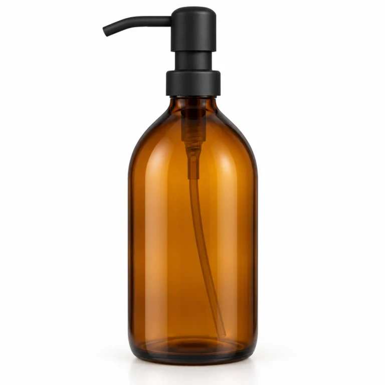 300ml Amber Glass Hand Wash Bottle Wholesale