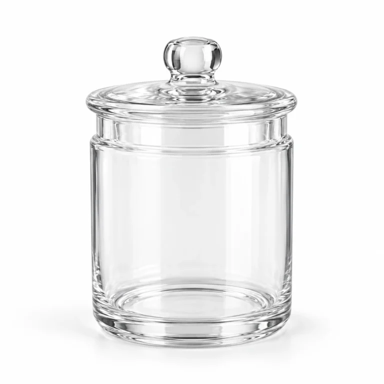 Glass Vanity / Cotton Jar with Lid Wholesale