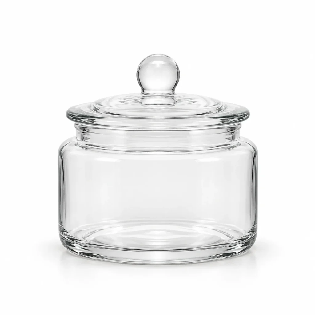 Luxury Glass Vanity Storage Jar Wholesale