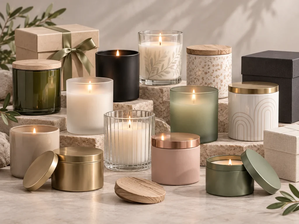 Custom Candle Packaging decoration and finishing