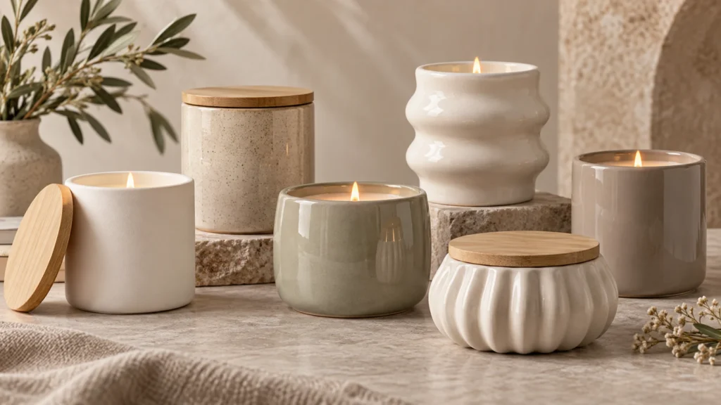 Ceramic Candle Jars