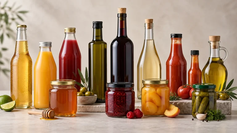 Food & Beverage Glass packaging option