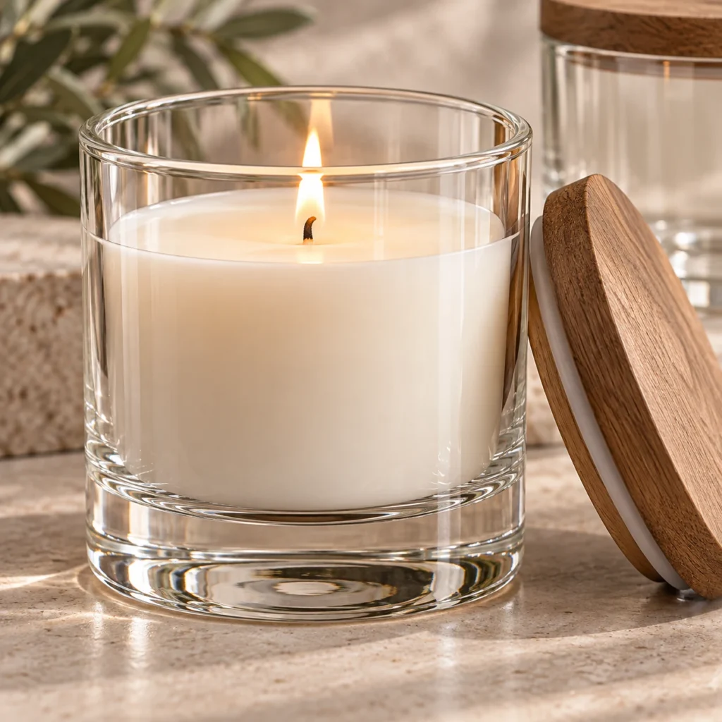 Custom Glass Candle Jars decoration and finishing