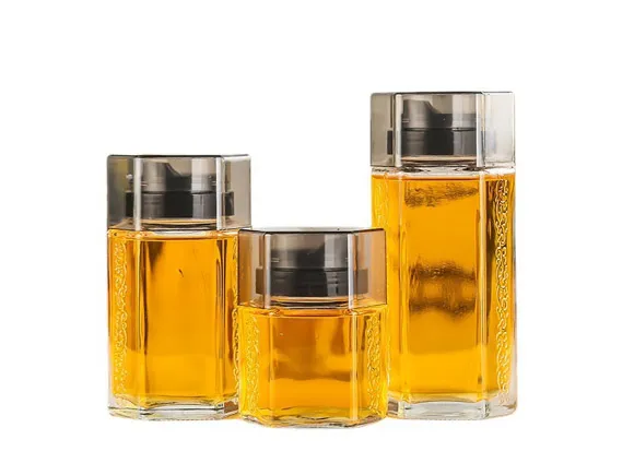 HaiLu glass jars used for honey packaging