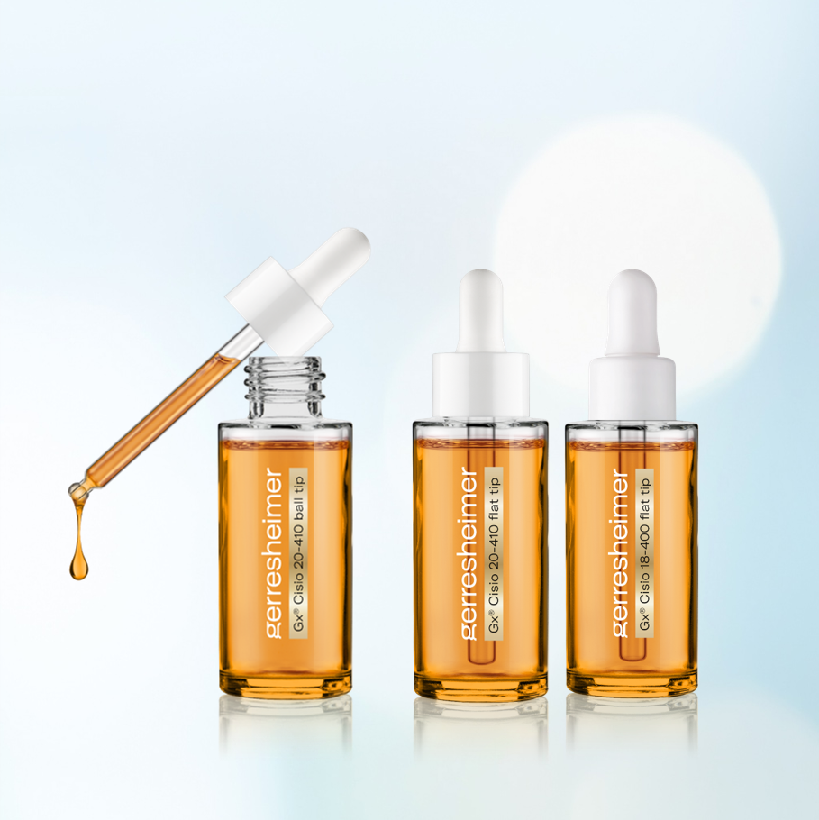 Gerresheimer glass dropper bottle