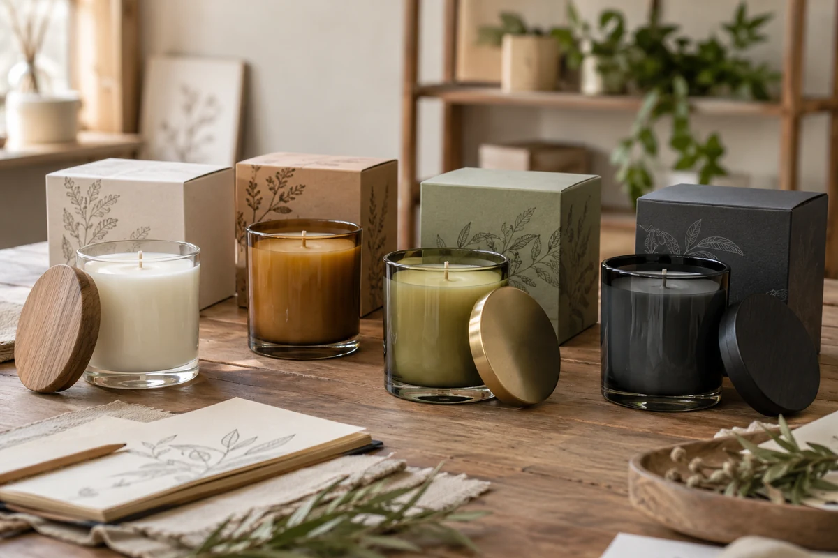 one-stop candle jar wholesale turnkey solution with matching lids