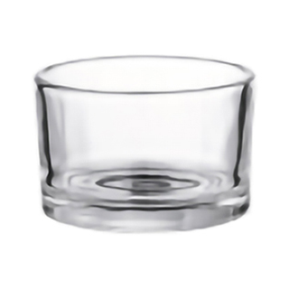 36ml Shallow Clear Glass Candle Jar