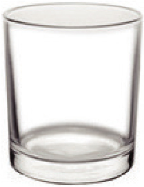 526ml Clear Glass Candle Jar