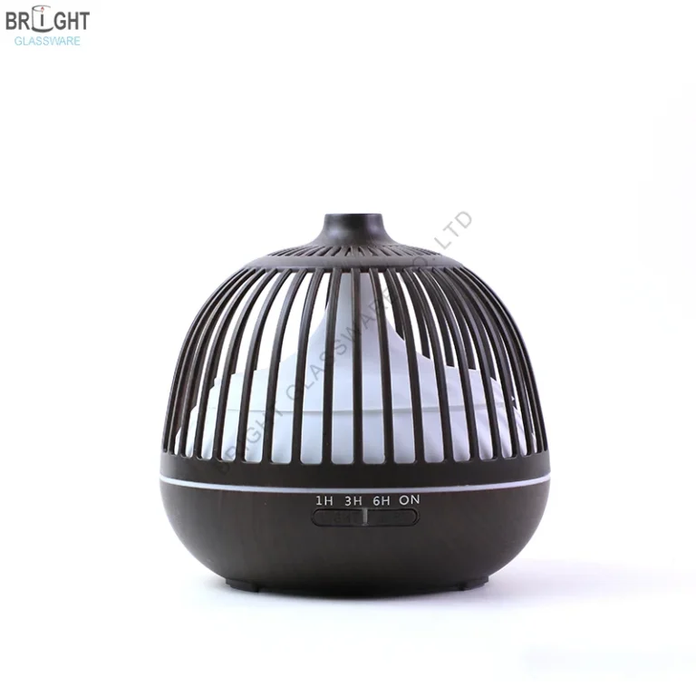 Wholesale 550ml Dark Wood-Grain Lantern-Style Aroma Diffuser