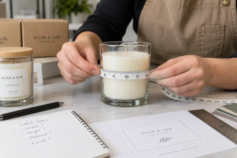 How to Label Candle Jars | Size, Surface and Artwork?