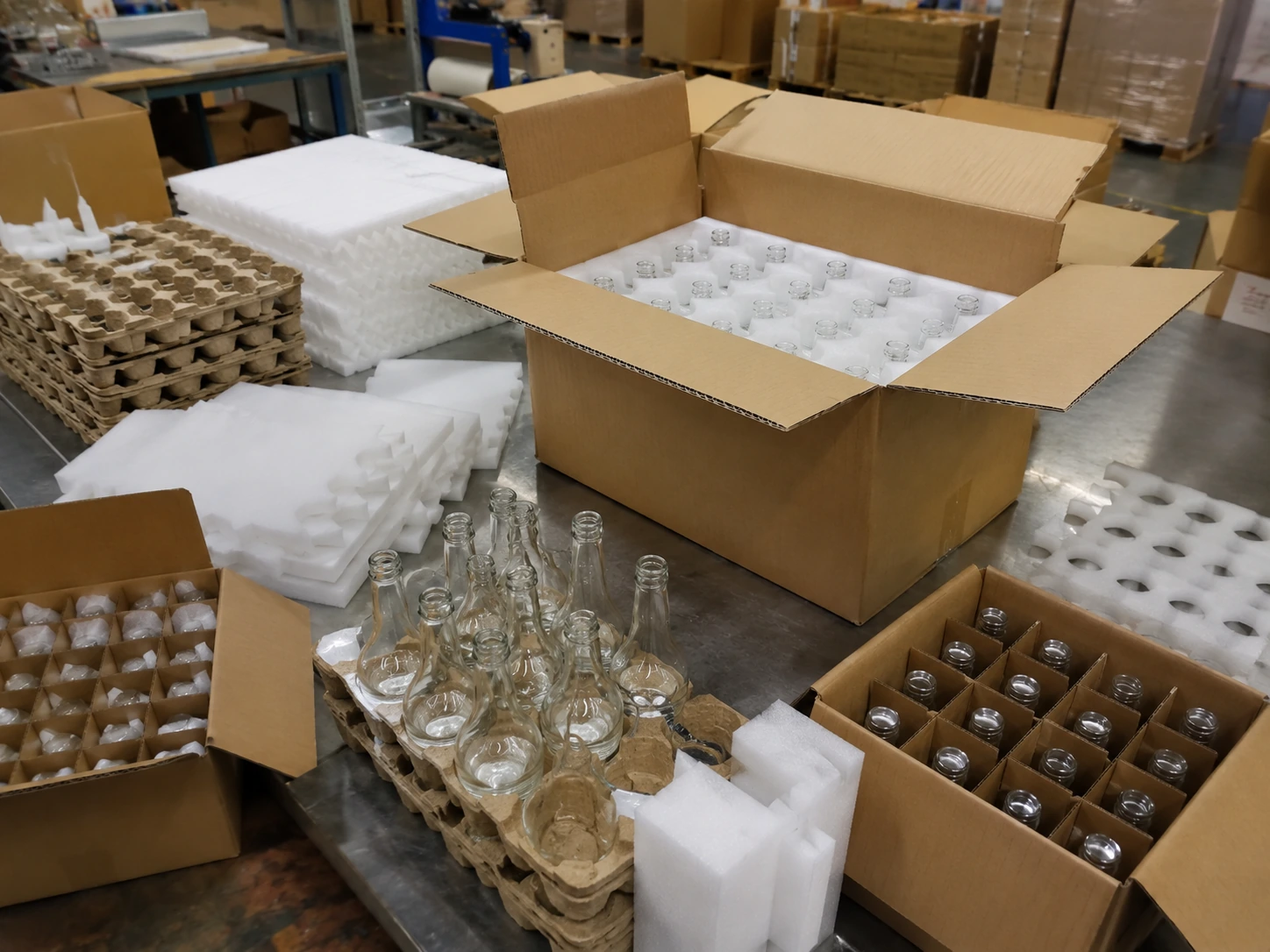 Custom reusable export packing designed to customer requirements